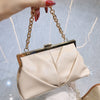 Women's White Lace Crossbody Clutch with Detachable Chain Strap - Wedding & Evening Bag