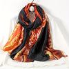 Elegant Landscape Print Scarf Shawl 35.4 in × 70.9 in (90 × 180 cm) Windproof Versatile Wrap for Women Hijab