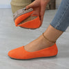 Women's Minimalist Slip-On Flats Lightweight Soft-Sole Low-Cut Walking Shoes