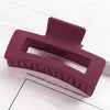 Multicolor Large Acrylic Rectangle Hair Clip Thick Resin Claw for Long Thick Hair Nonslip Jaw Clip