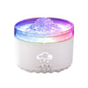 Volcano-Shaped Aromatherapy Diffuser — Colorful LED Jellyfish Design, 300 mL/h Mist, Remote & USB-Powered for Bedroom Office Living Room