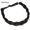 Adjustable Handmade Braided Headband – Natural High-Temp Fiber Hairband for Women