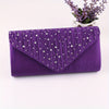 Rhinestone Evening Clutch with Chain Strap – Elegant Party & Festival Purse