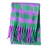Luxury Cashmere-Blend Winter Scarf for Women – Thick Warm Shawl with Tassels, Soft Fluffy Solid & Plaid