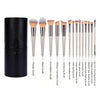 14-Piece Premium Synthetic Makeup Brush Set – Foundation, Powder, Concealer, Eyeshadow & Blush