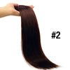 100% Brazilian Remy Straight Clip-In Hair Extensions 8 PCS Natural Black