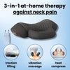 3-in-1 Neck Massager Cervical Pillow with Heat, Vibration & Traction for Neck Pain Relief and Spine Support