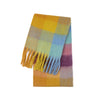 Luxury Cashmere-Blend Winter Scarf for Women – Thick Warm Shawl with Tassels, Soft Fluffy Solid & Plaid