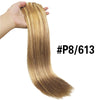 100% Brazilian Remy Straight Clip-In Hair Extensions 8 PCS Natural Black