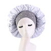 African Style Satin Bonnet Sleep Cap with Wide Elastic Band Women's Turban Headwrap Scarf