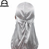 Unisex Silk Durag Long Tail Headwrap Bandana 100+ cm (39+ in) Biker Turban Headwear