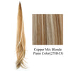Soowee 32in (81 cm) Long Layered Clip-In Ponytail Extension, Blonde Heat-Resistant Synthetic Hairpiece
