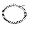 Stainless Steel Cuban (Miami Curb) Bracelet — Chunky 3–11mm Width | 7.1/8.3/9.1 in (18/21/23 cm) Unisex