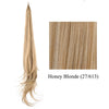 Soowee 32in (81 cm) Long Layered Clip-In Ponytail Extension, Blonde Heat-Resistant Synthetic Hairpiece