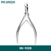 MR.GREEN Stainless Steel Cuticle Nippers - Precision Cuticle Clippers & Trimmer for Manicure Pedicure