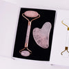 Rose Quartz Gua Sha Facial Massage Tool – Natural Crystal Face Sculpting for Anti-Aging & Neck Slimming