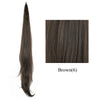 Soowee 32in (81 cm) Long Layered Clip-In Ponytail Extension, Blonde Heat-Resistant Synthetic Hairpiece