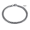 Stainless Steel Cuban (Miami Curb) Bracelet — Chunky 3–11mm Width | 7.1/8.3/9.1 in (18/21/23 cm) Unisex