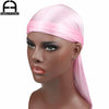 Unisex Silk Durag Long Tail Headwrap Bandana 100+ cm (39+ in) Biker Turban Headwear