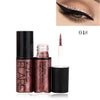 Double-Ended Liquid Eyeliner Pen with Wing Stamp, Waterproof Fast-Dry Black Eyeliner
