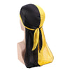 Silky Satin Durag Bandana Turban Headwrap - Long Tail Biker Headwear, One Size Fits Most