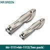 MR.GREEN Anti-Splash Stainless Steel Nail Clippers – Ergonomic Bionic Design Fingernail & Toenail Trimmer