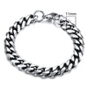Stainless Steel Cuban (Miami Curb) Bracelet — Chunky 3–11mm Width | 7.1/8.3/9.1 in (18/21/23 cm) Unisex