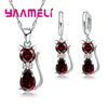 YAAMELI 925 Sterling Silver Cat Pendant Necklace & Huggie Earring Jewelry Set with Cubic Zirconia – Cute Gift for Women & Girls