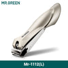 MR.GREEN Anti-Splash Stainless Steel Nail Clippers – Ergonomic Bionic Design Fingernail & Toenail Trimmer