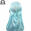 Unisex Silk Durag Long Tail Headwrap Bandana 100+ cm (39+ in) Biker Turban Headwear