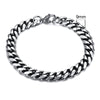 Stainless Steel Cuban (Miami Curb) Bracelet — Chunky 3–11mm Width | 7.1/8.3/9.1 in (18/21/23 cm) Unisex