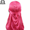 Unisex Silk Durag Long Tail Headwrap Bandana 100+ cm (39+ in) Biker Turban Headwear