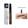4D Microblading 4-Fork Eyebrow Pen – Waterproof Long-Lasting Tattoo Pencil Liquid Brow, 5g (0.18 oz)