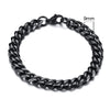 Stainless Steel Cuban (Miami Curb) Bracelet — Chunky 3–11mm Width | 7.1/8.3/9.1 in (18/21/23 cm) Unisex