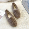 Lambswool Moccasins for Women – Plush Winter Loafers, Warm Curly Shearling Flats (EU 34-43 / US 4.5-10.5)