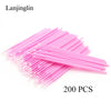 Disposable Eyelash Microbrush Applicators – 100/200 Pack for Lash Extensions & Makeup