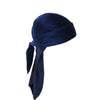 Unisex Velvet Longtail Pirate Hat Durag Bandana Headwrap - Breathable Soft Velvet - 46 x 105 cm (18.1 x 41.3 in) - 17 Colors