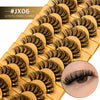 3D Faux Mink Wispy Cat-Eye False Eyelashes – 10 Pairs, Layered Natural-Look Lashes (15–20 mm / 0.59–0.79 in)