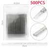 500/1000 Pack Colorful Crystal Eyelash Micro Brushes - Disposable Lash Cleaning & Makeup Remover Tools