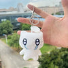 Mini Plush Cat Keychain - Headphone Kitten & Crying Cat Bag Charm, Cute Cartoon Keyring for Backpacks