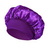 Rhinestone Wide Band Satin Sleep Bonnet - Hair Care Turban Headwrap Shower & Makeup Cap