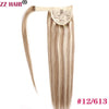 ZZHAIR 100% Human Remy Clip-In Wrap-Around Ponytail 16-26 in (40-66 cm) 140g Machine-Made Straight