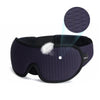 3D Contoured Memory Foam Sleep Mask – Light-Blocking Eye Shade with Adjustable Strap for Travel, Migraine & Insomnia