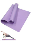 Non-Slip Yoga & Pilates Mat 173 x 60 cm (68 x 24 in) — 3/4/6 mm Travel Exercise Mat for Women Home Gym