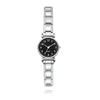 Women's Stainless Steel Watch-Style Bracelet Bangle Black & White Geometric Charm Bracelet Classic Party Gift for Wife & Friend