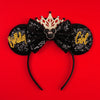 Disney Mickey Mouse Sequin Ears Headband with Bow - Halloween Party Cosplay Hairband for Women & Kids
