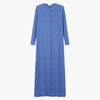 Women's Ribbed Cotton-Spandex Maxi Dress – V-Neck Button Front, Ankle-Length Casual Summer Dress