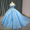 Custom Luxury 3D Floral Quinceanera Dress with Big Bow - Lace Ball Gown Princess 15 Anos