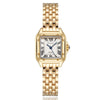 Women's Square Rhinestone Quartz Watch Luxury Alloy Bracelet 27mm Dial