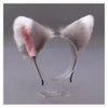 Lolita Plush Cat & Fox Ear Headband for Cosplay Anime Halloween Hair Hoop Headwear